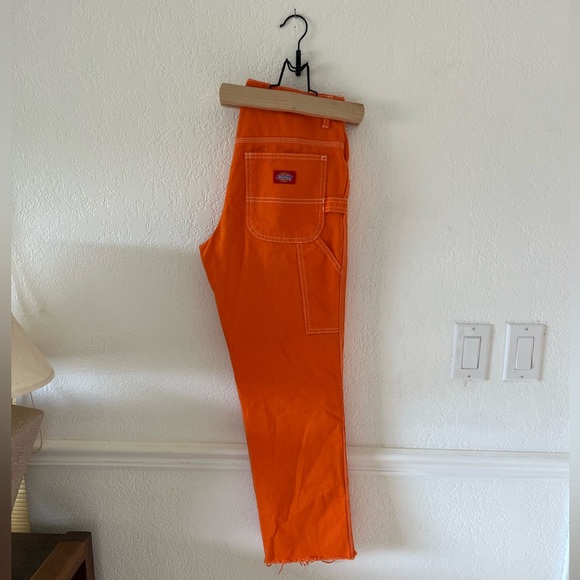 Dickies Orange Carpenter Pants - Size 0 - Picture 4 of 5